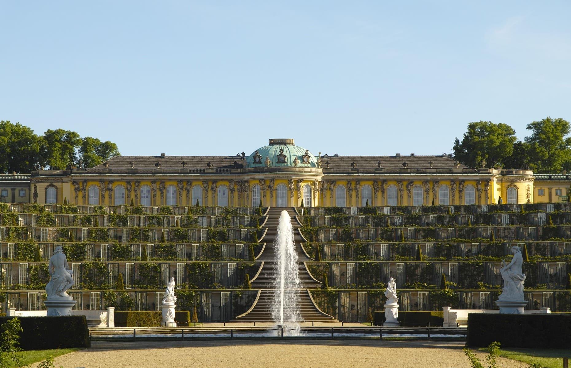 Now: Sanssouci Palace